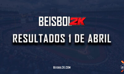mlb resultaod 1 de abril